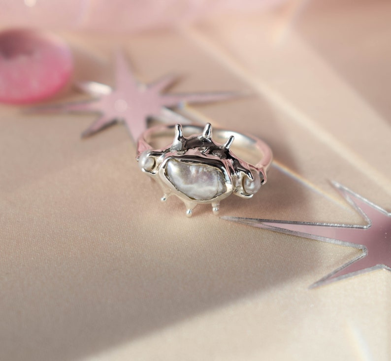Birthstone Silver Ring