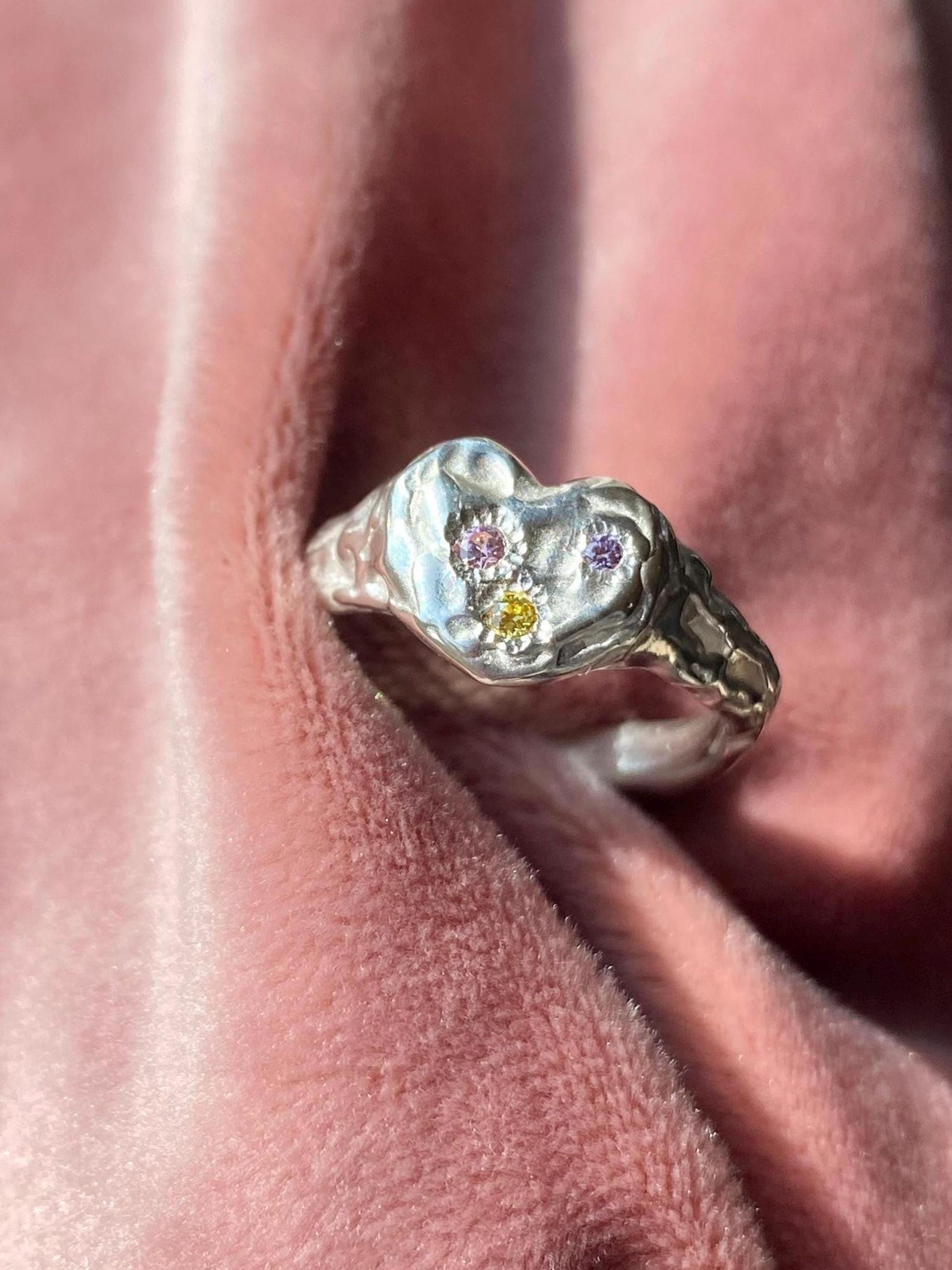 Simple Birthstone Ring — view 2