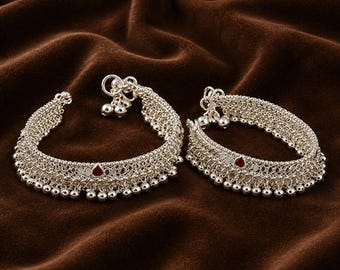 Oxidized Tribal Anklet