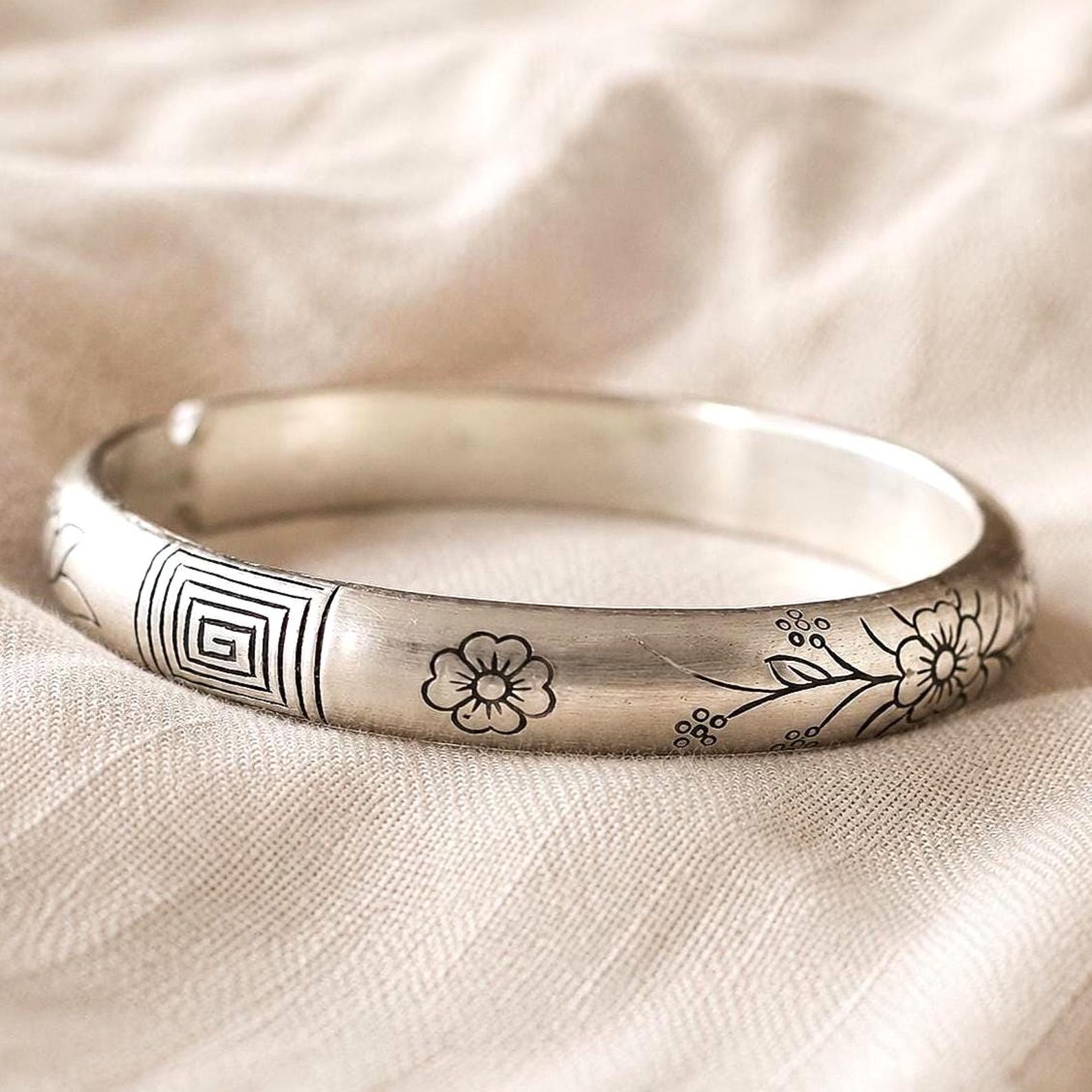 Womens Engraved Kada — view 6