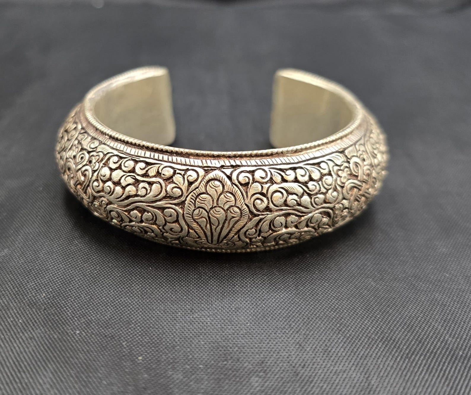 Antique Oxidized Kada — view 3