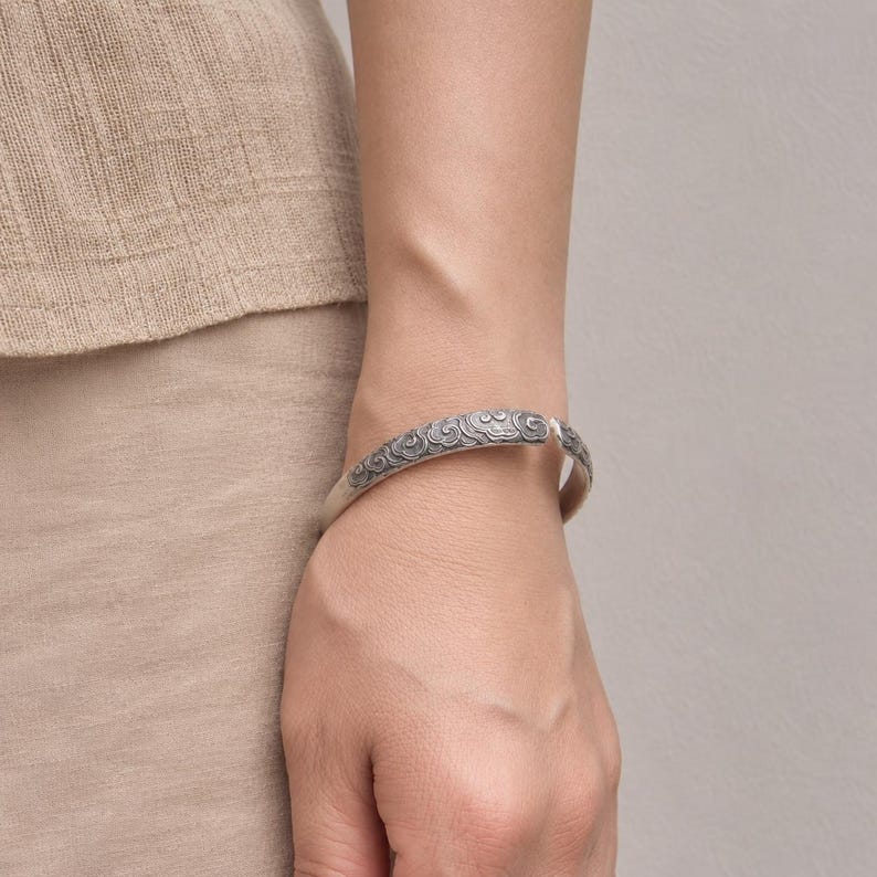 Classic Oxidized Kada — view 3