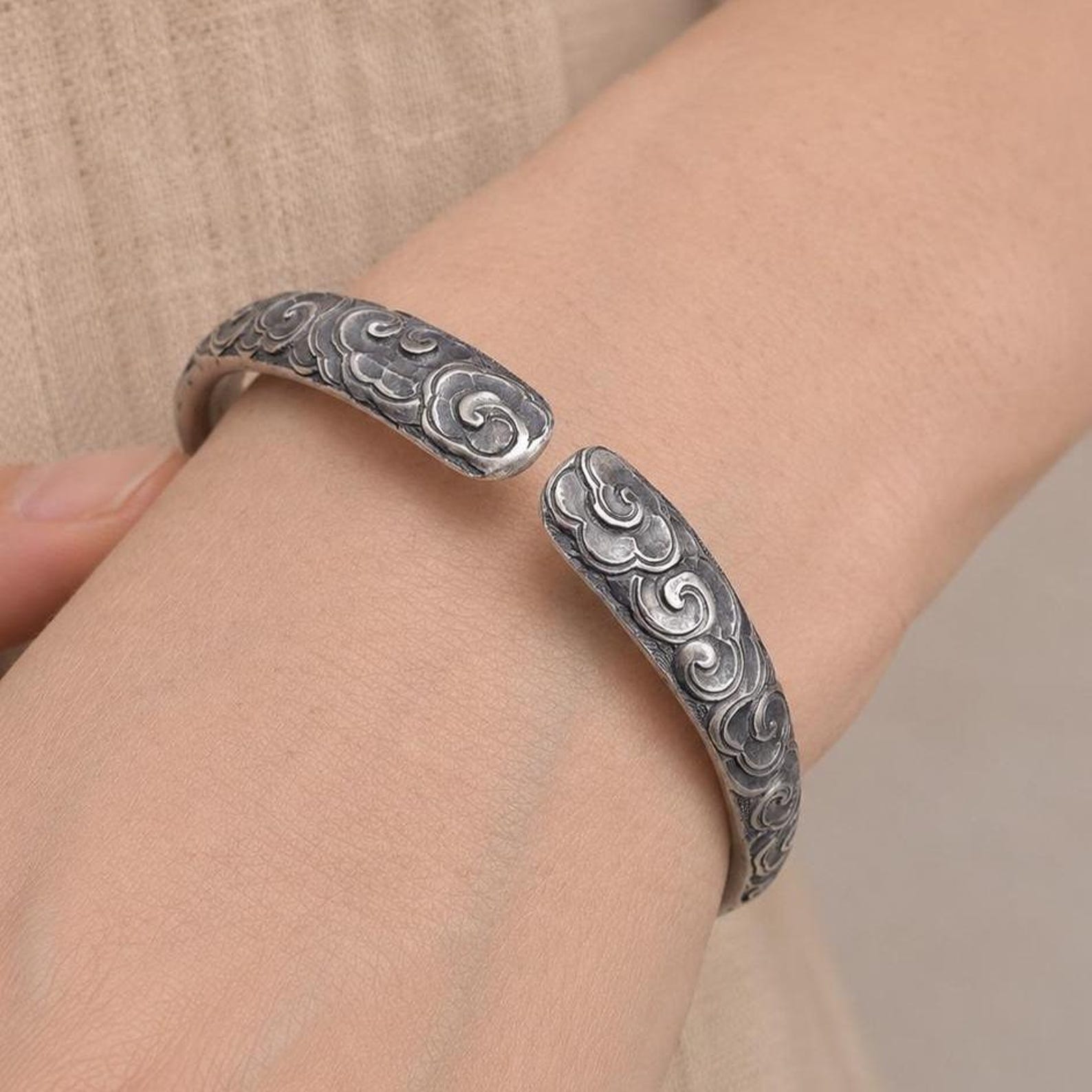 Classic Oxidized Kada — view 6