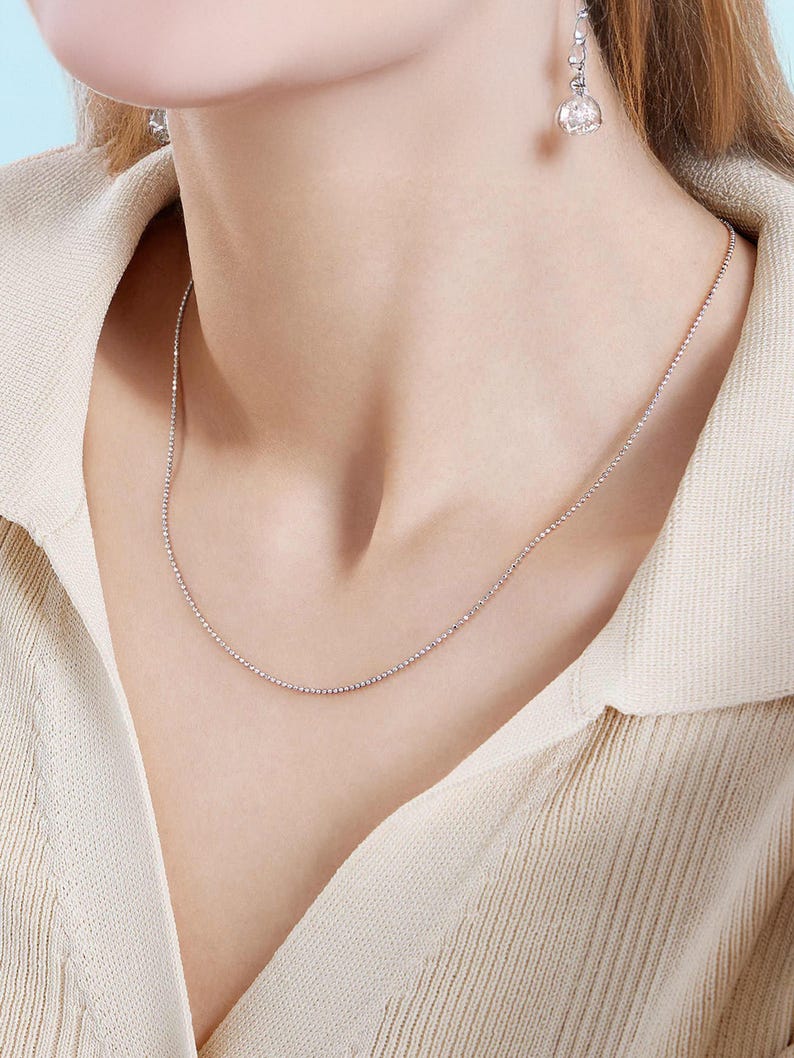 Fine Platinum Chain — view 4