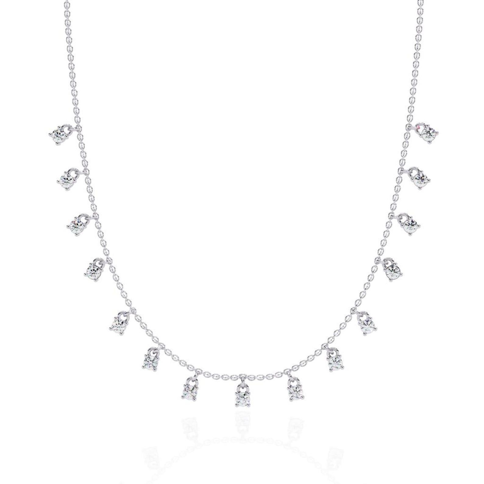 Delicate Platinum Chain — view 2