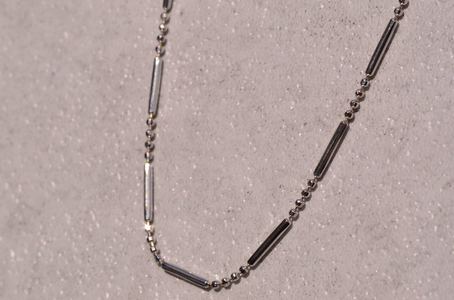 Fine Platinum Necklace — view 3