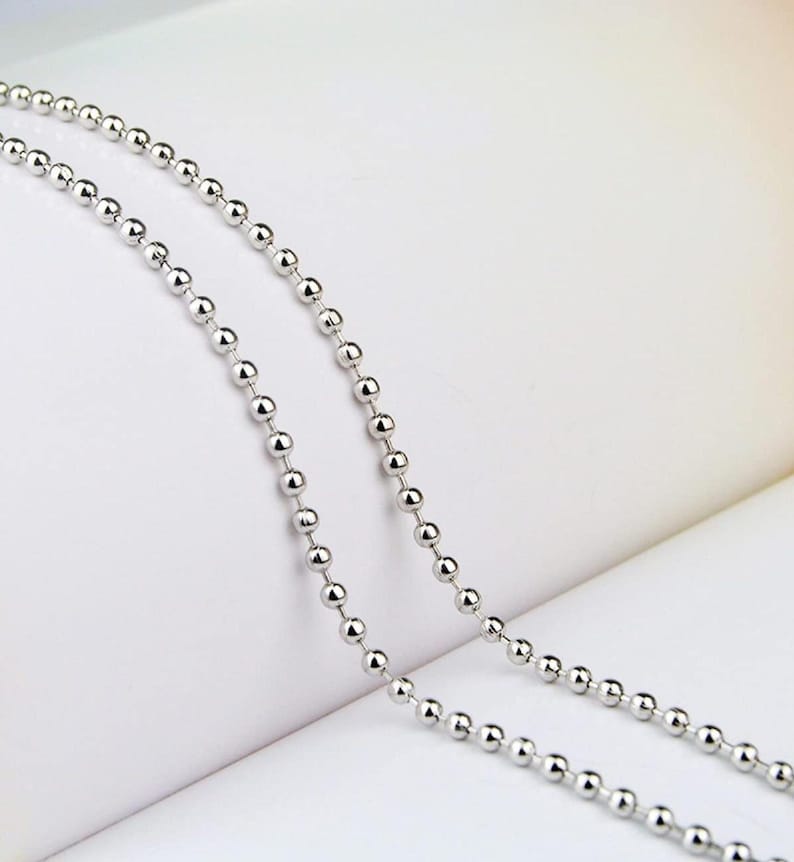 Everyday Platinum Necklace — view 2