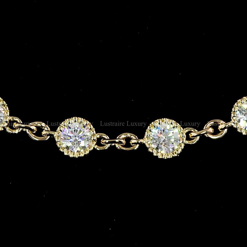 Sleek Platinum Necklace — view 4