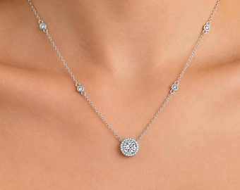 Fine Platinum Necklace — view 4