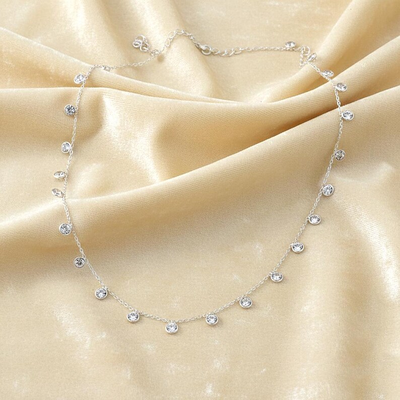 Delicate Diamond Necklace
