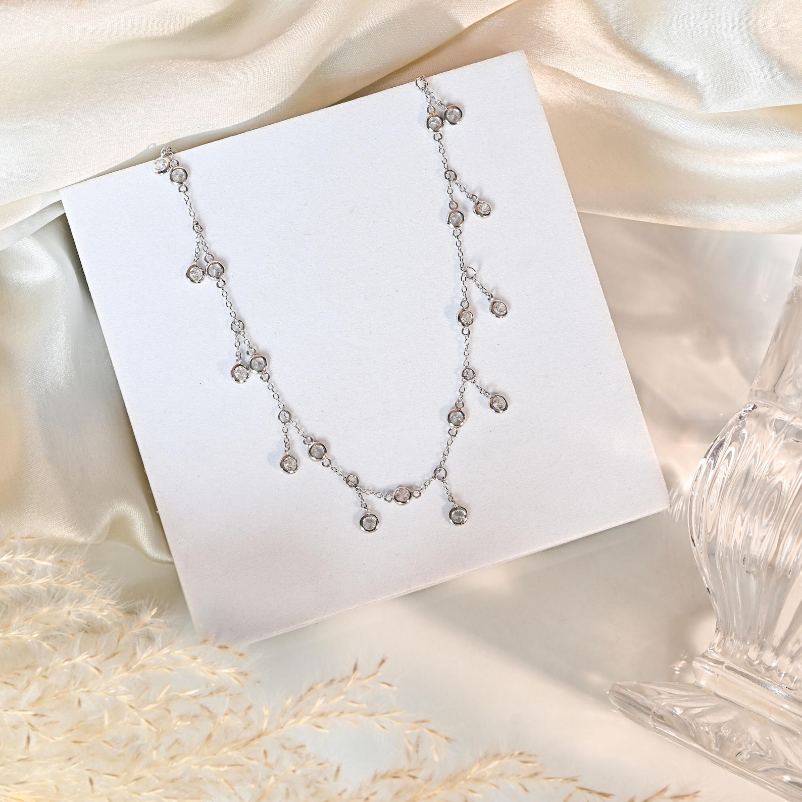 Statement Platinum Necklace
