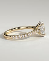 Vintage Solitaire Ring — view 3