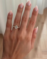 Vintage Solitaire Ring — view 4