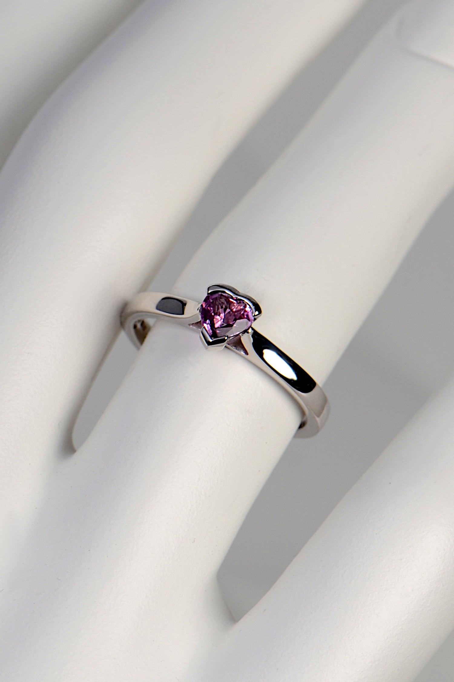 Radiant Solitaire Ring — view 3