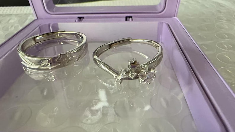 Elegant Couple Rings — view 5