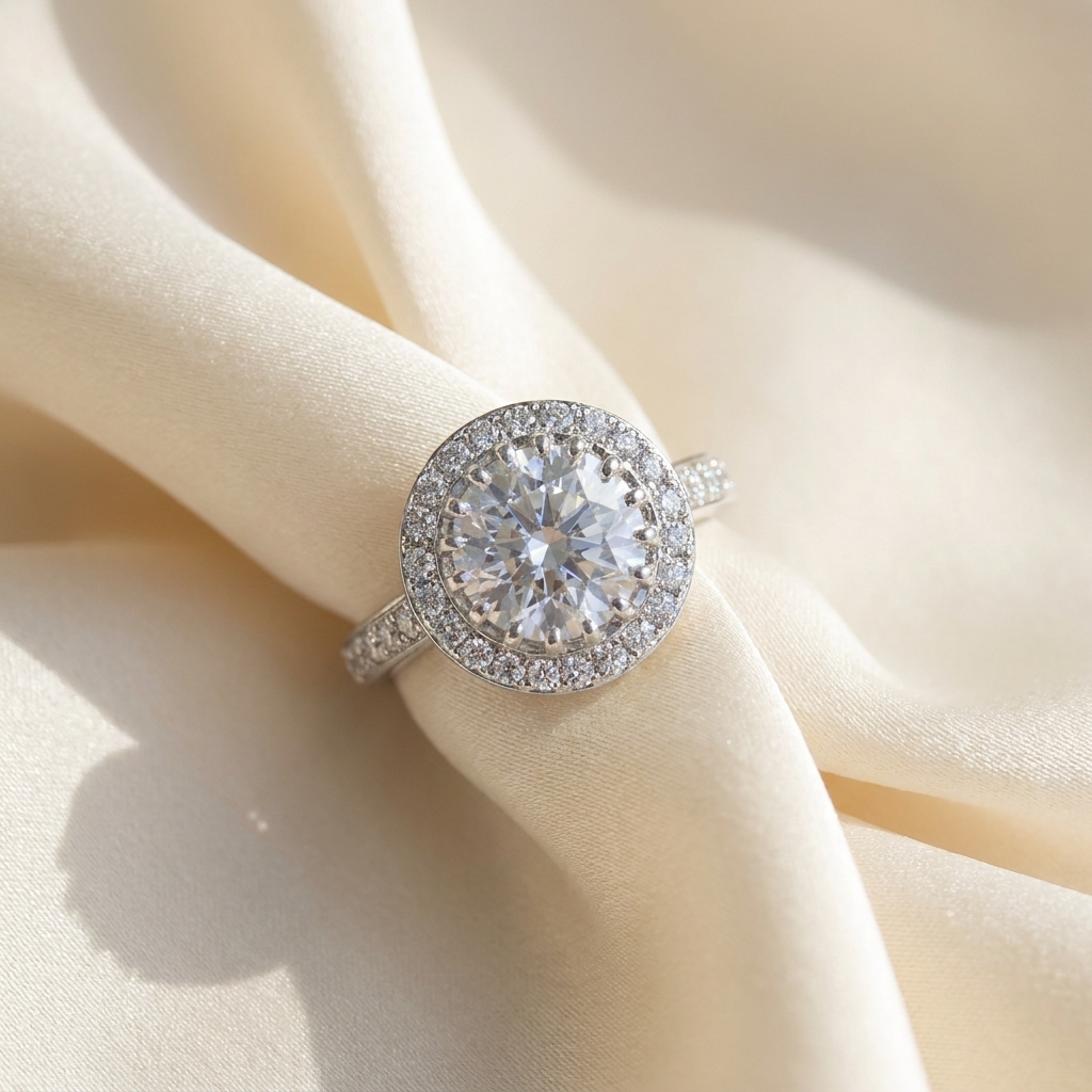 Double Halo Ring