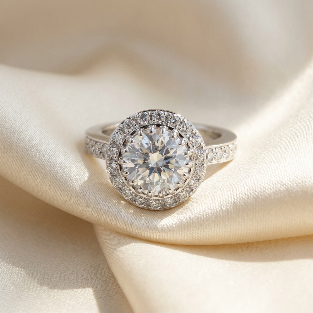 Double Halo Ring — view 5