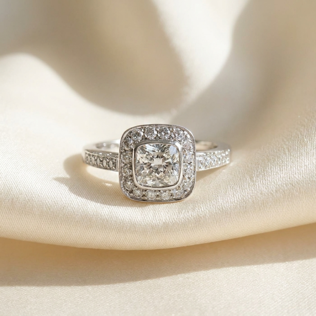 Petite Halo Ring — view 3