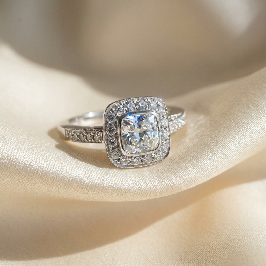 Petite Halo Ring