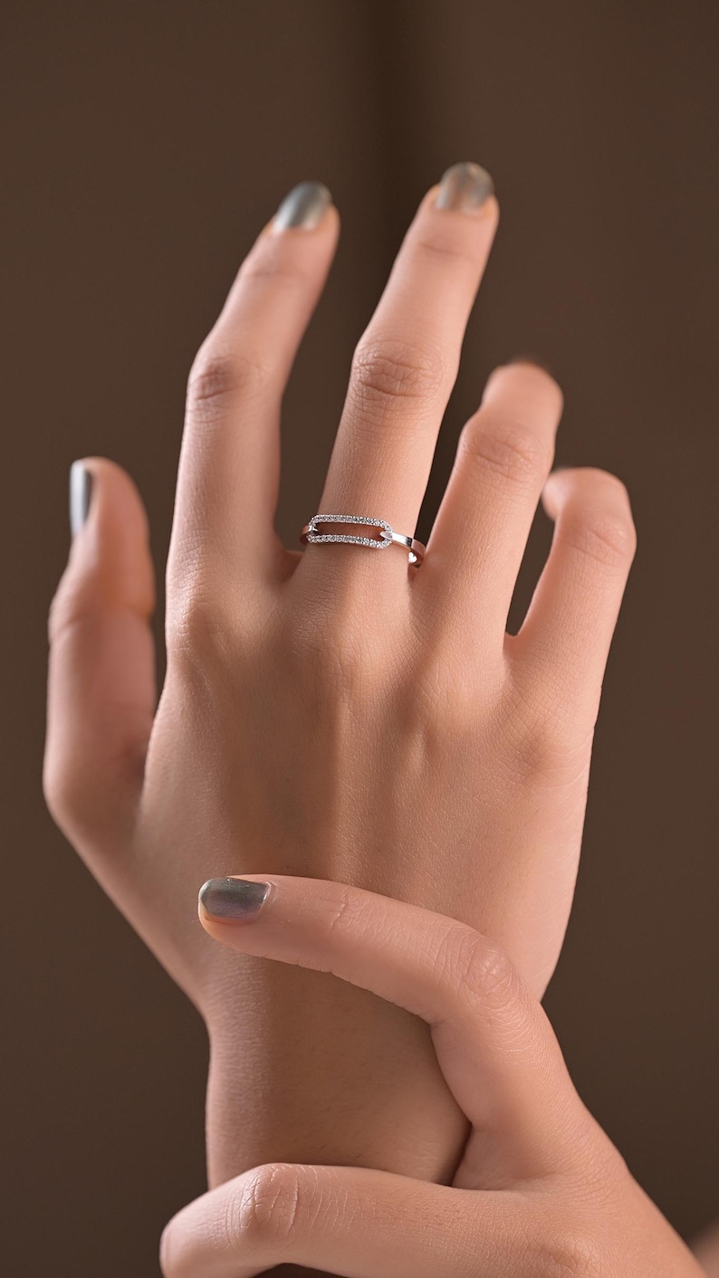Classic Geometric Ring — view 2
