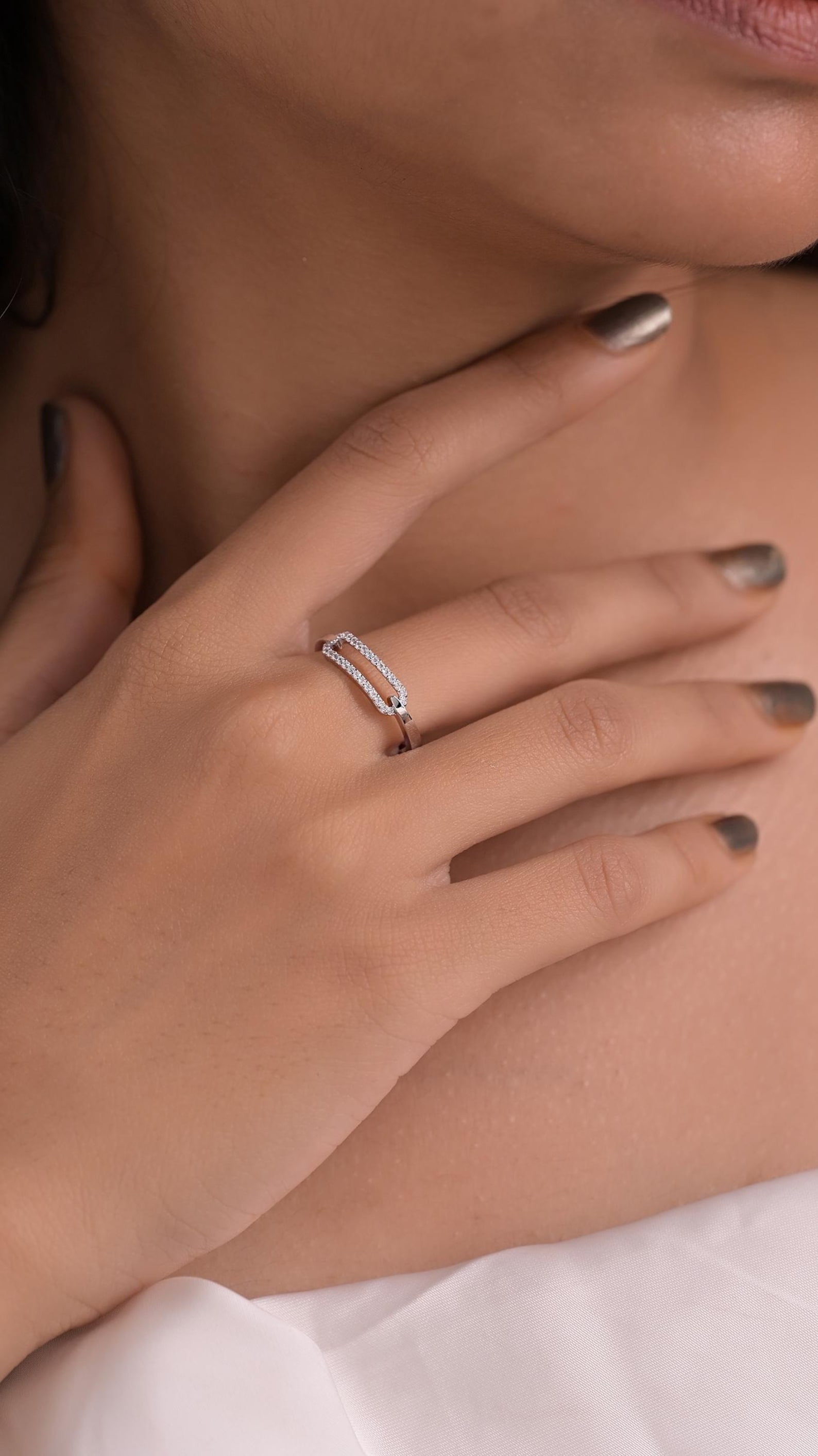 Classic Geometric Ring — view 3