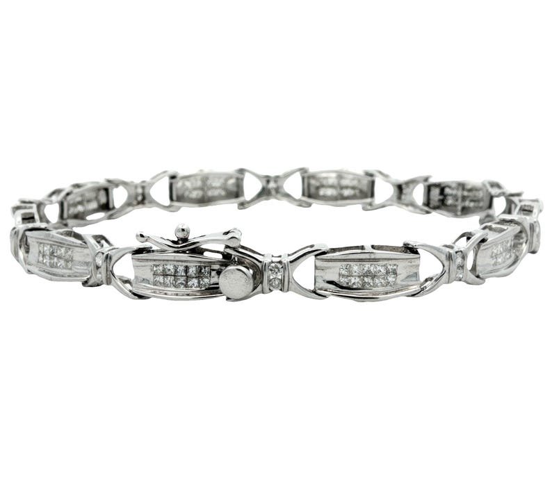 Simple Platinum Wristband