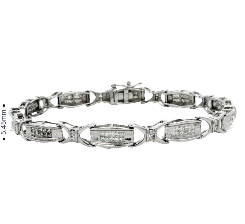 Simple Platinum Wristband — view 3