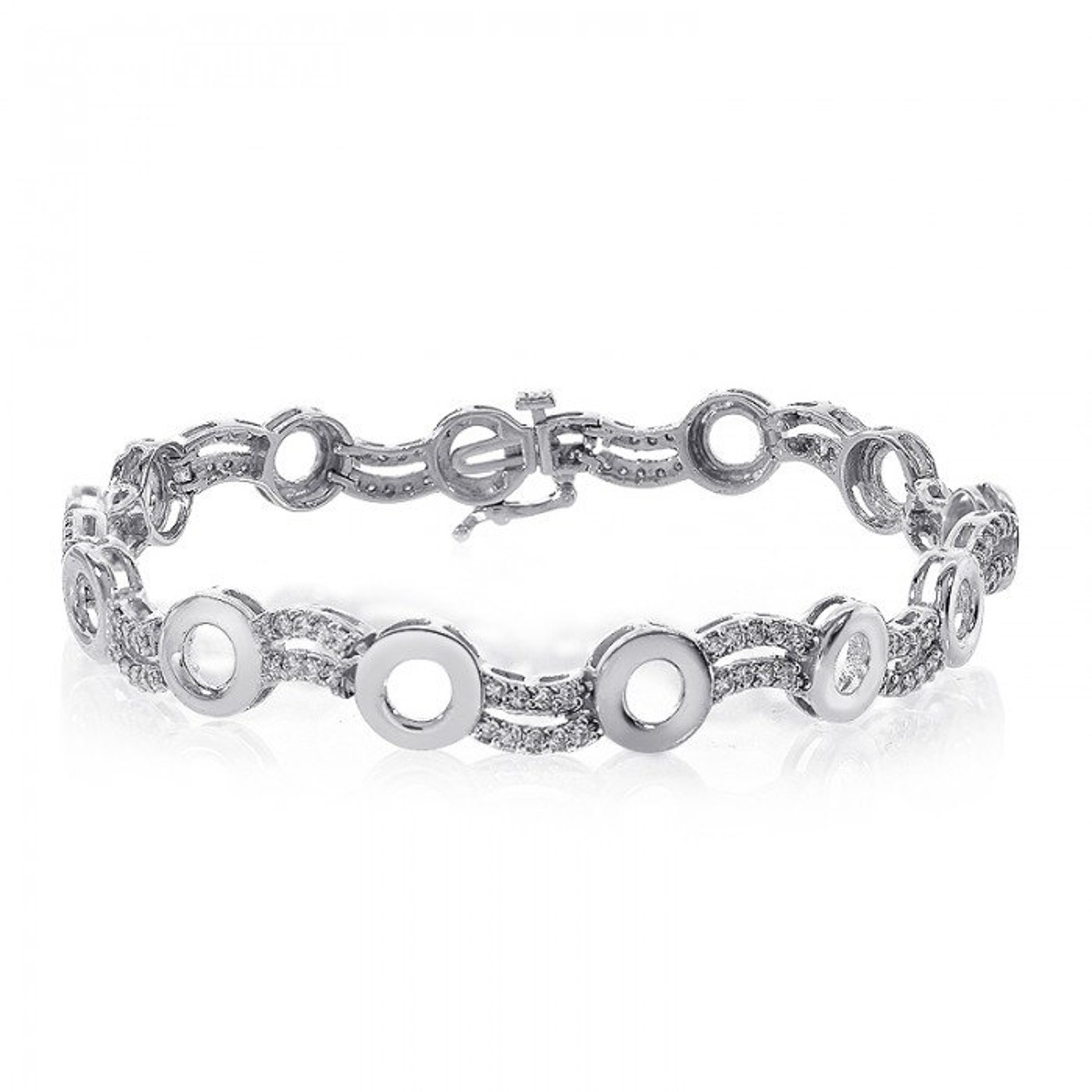 Sleek Platinum Wristband — view 3