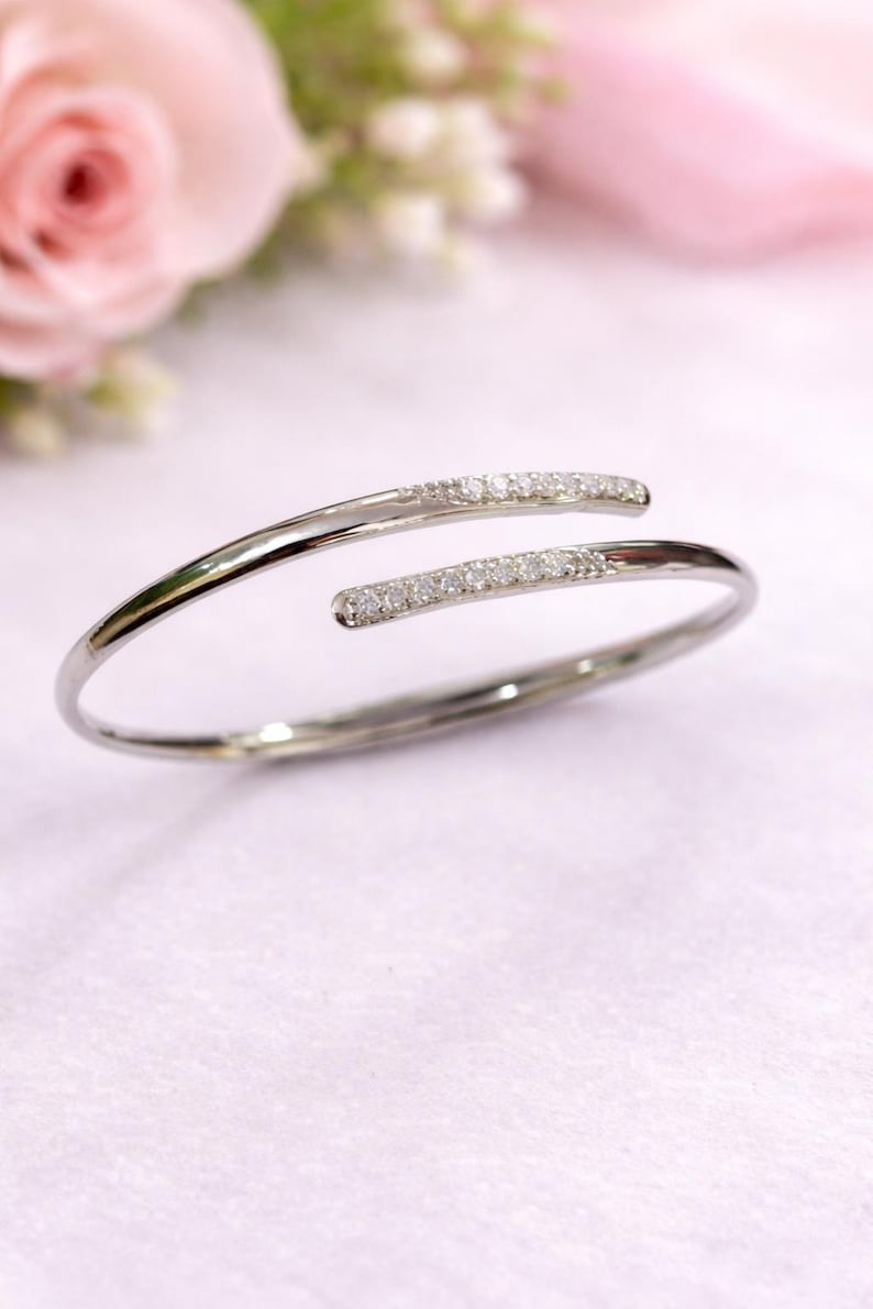 Textured Platinum Cuff