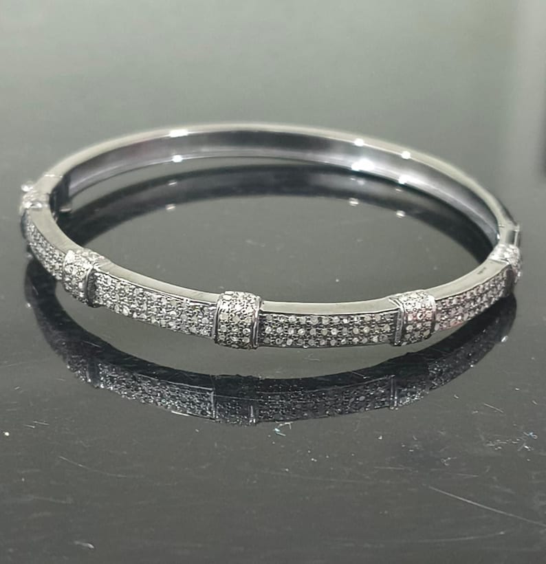 Delicate Diamond Bangle