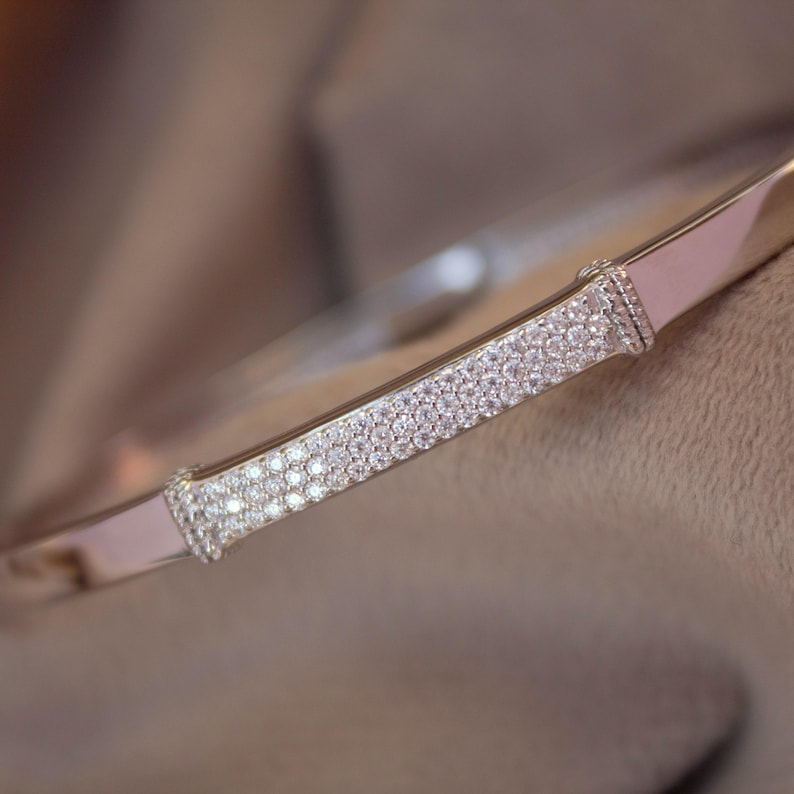 Fine Platinum Bangle