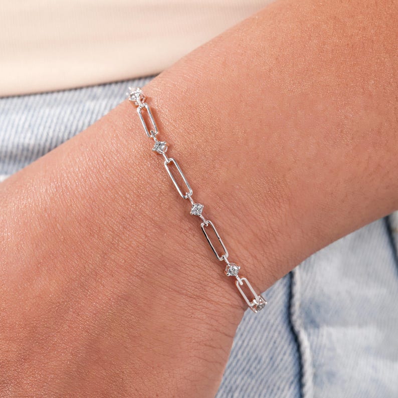 Fine Link Bracelet — view 2