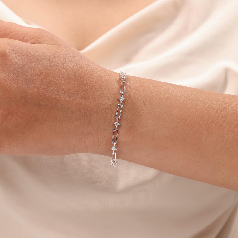 Fine Link Bracelet — view 5