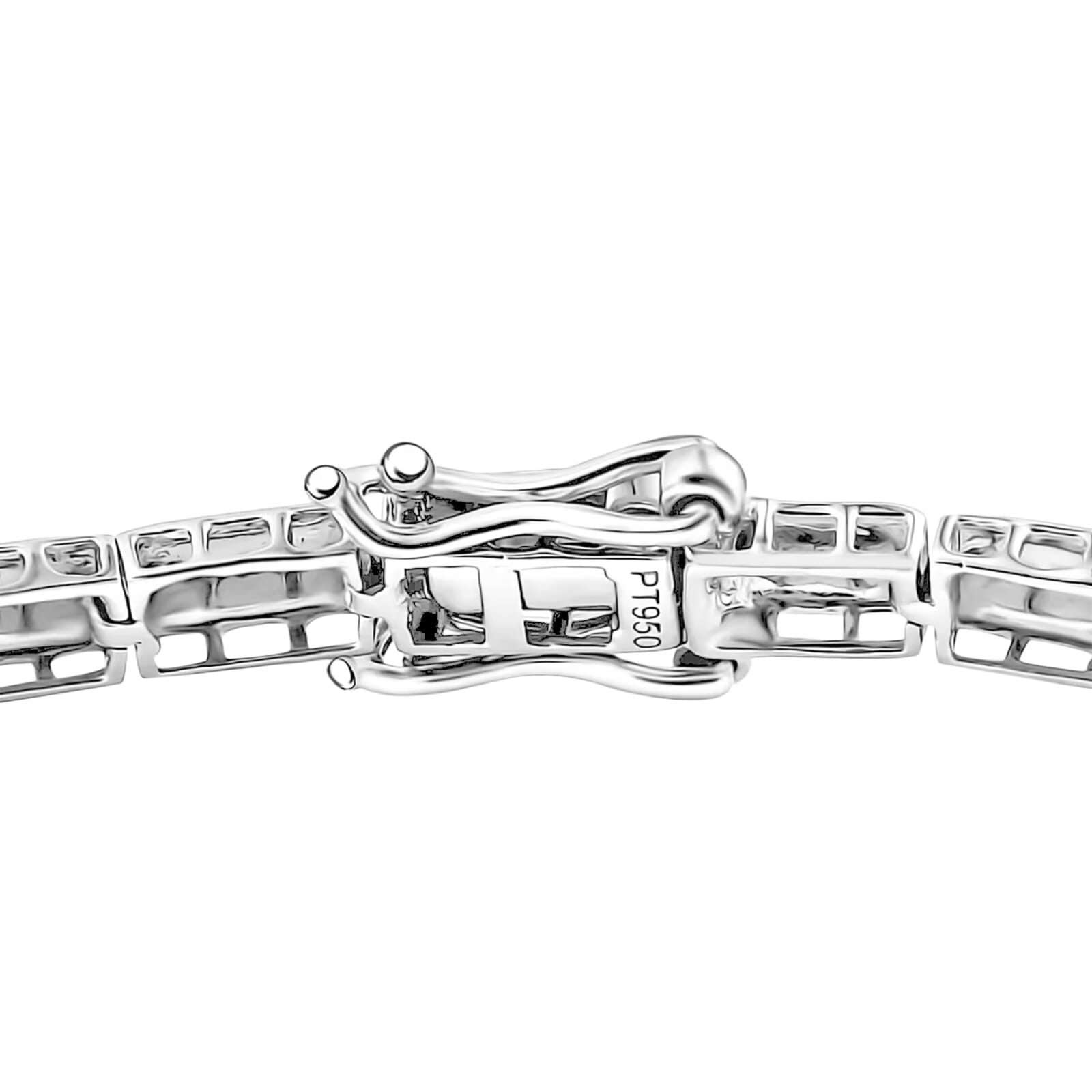 Simple Platinum Bracelet — view 4